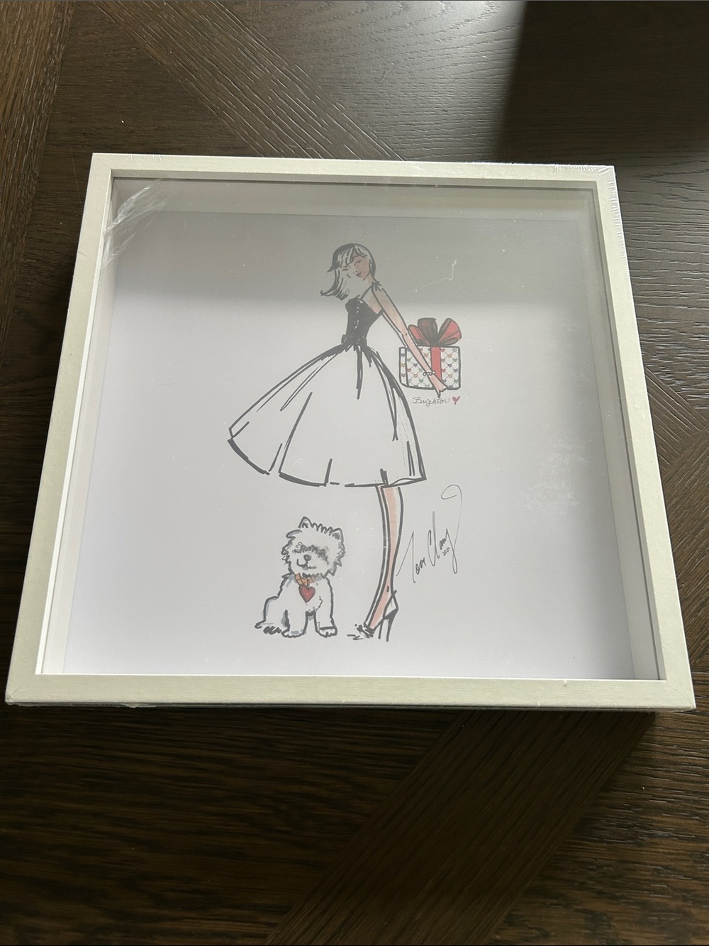 Brighton Tom Clancy Framed Wall Art 12.5x12.5 NWT